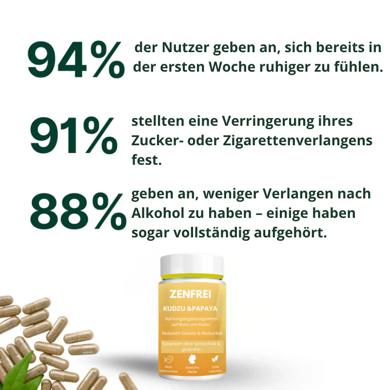 Kudzu Zenfrei – 40 mg Isoflavone – 100 % natürlich