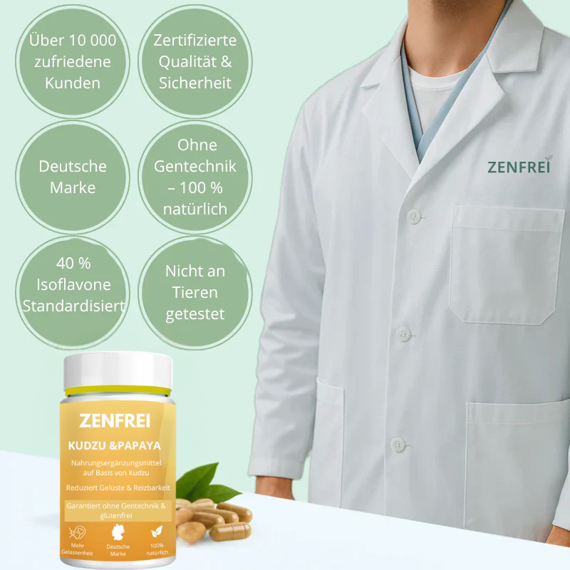 Kudzu Zenfrei – 40 mg Isoflavone – 100 % natürlich