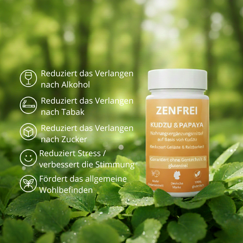Kudzu Zenfrei – 40 mg Isoflavone – 100 % natürlich