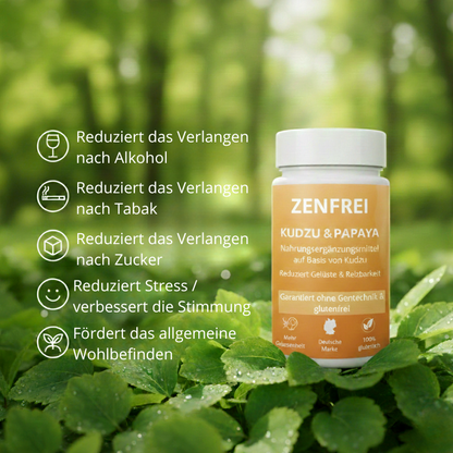 Kudzu Zenfrei – 40 mg Isoflavone – 100 % natürlich